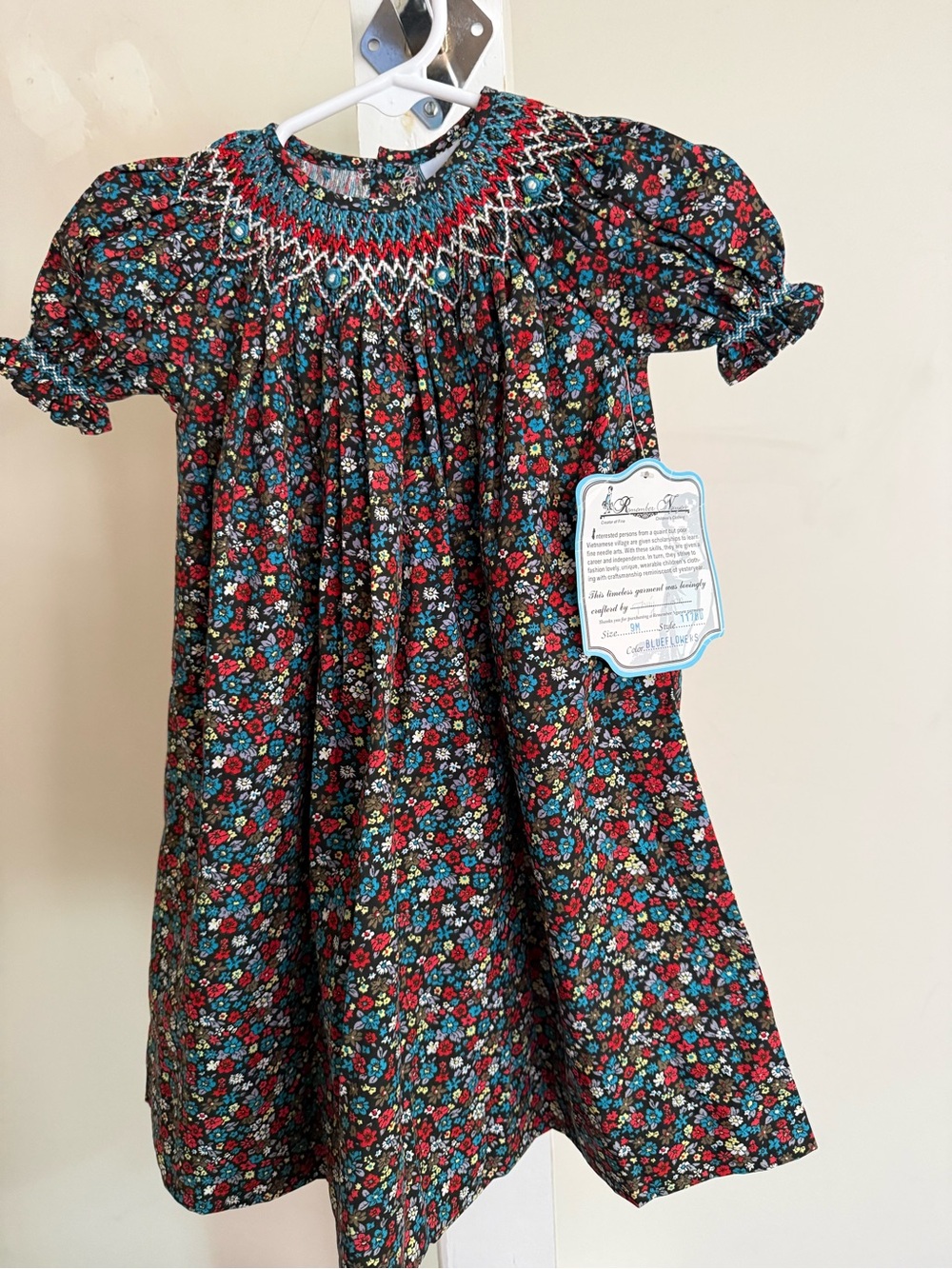 NWT Remember Nguyen Smocked Bishop